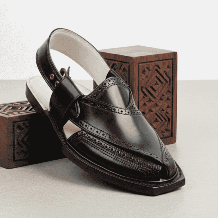 Handmade Brock Quetta Norozi Leather Chappal –